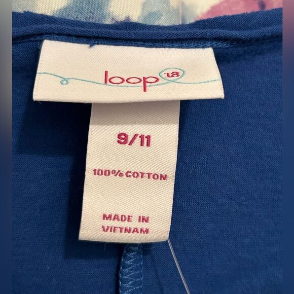 Brand New Loop 18 Blue Graphic Long-Sleeve Shirt - Size 9/11 - Picture 3 of 3